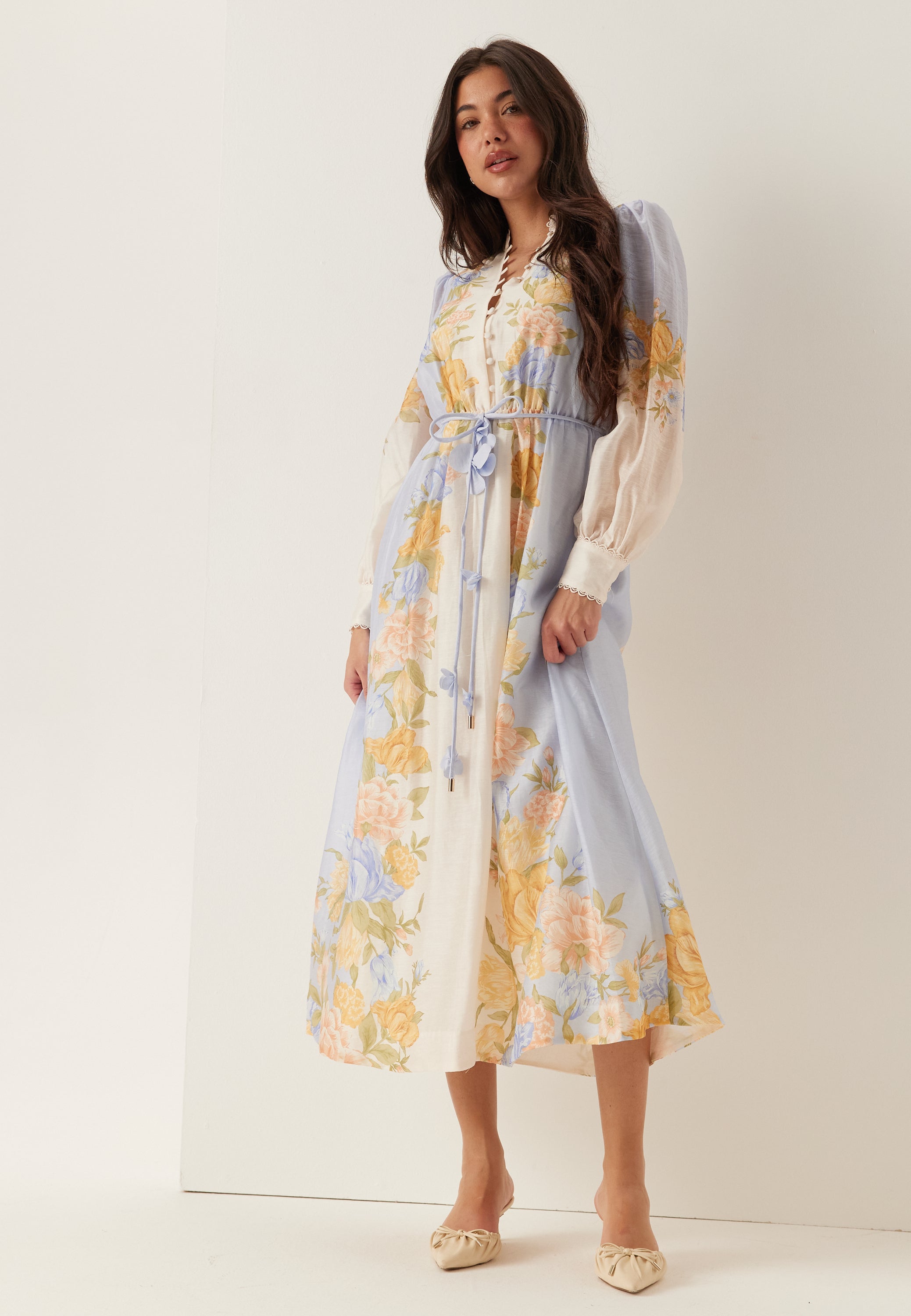 FOREVER NEW Christina Placement Print Midi