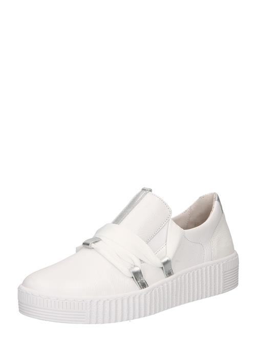 GABOR Sneaker low  sølv / hvid