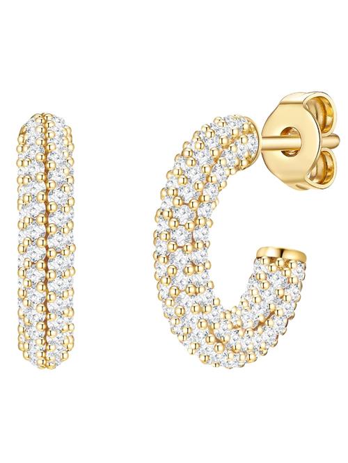 Glanzstücke München Øreringe  guld / transparent