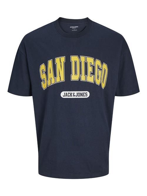 JACK & JONES Bluser & t-shirts 'Bradley'  marin / gul / sort / hvid