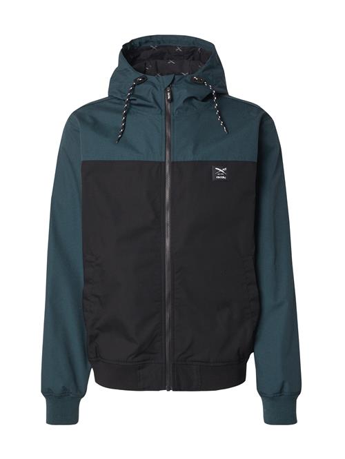 Iriedaily Overgangsjakke 'Segelprofi 2.0'  petroleum / sort