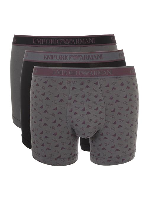Emporio Armani Boksershorts  grå / bær / sort-meleret