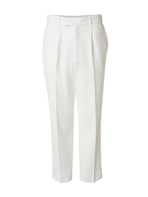 DAN FOX APPAREL Bukser med fals 'Kadir'  hvid