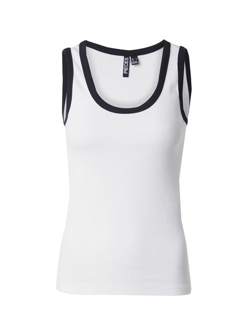 PIECES Overdel 'PCMAY'  sort / hvid