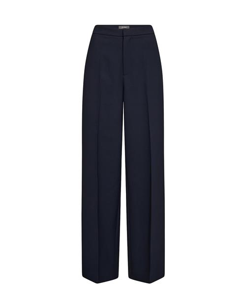 MOS MOSH Bukser med lægfolder 'MMLeya Miley'  navy