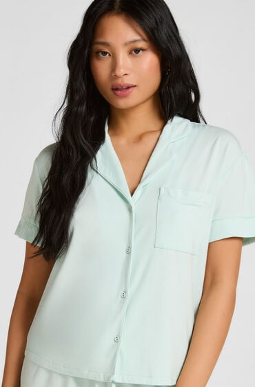 Hunkemöller Kortærmet jerseyjakke Essential Blå