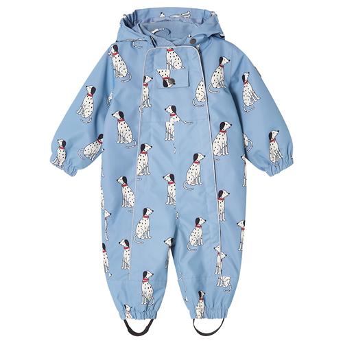 Kuling Milano Overtræksdragt Med Skal Dove Blue Dalmatian Dove Blue Dalmatian 104 cm Shell Blå  104 cm  unisex