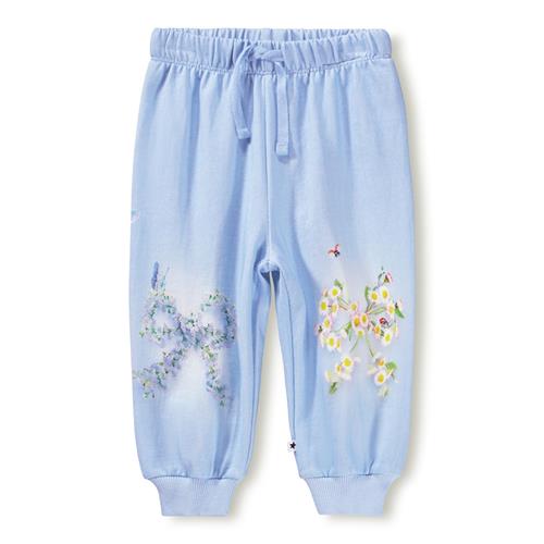 Molo GOTS Simeon Joggingbukser Little Bows  Little Bows 74 cm  Blå  74 cm  kvinde