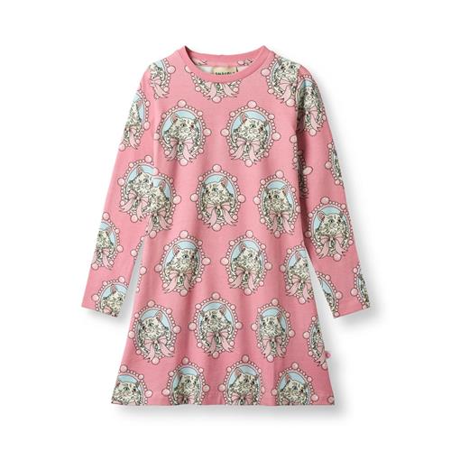 Småfolk Gala Kjole Blush Cream  Blush Cream 7-8 Y  Lyserød  7-8 år  kvinde