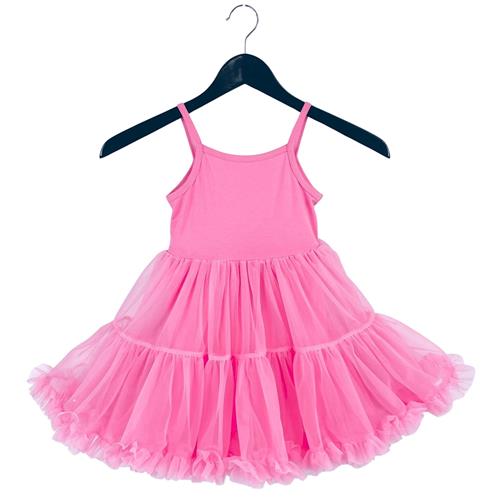 DOLLY by Le Petit Tom Petti Spaghetti Tutu-kjole Aurora Bubblegum Pink  Aurora Bubblegum Pink-1-3 Y  Lyserød  1-3 år  kvinde