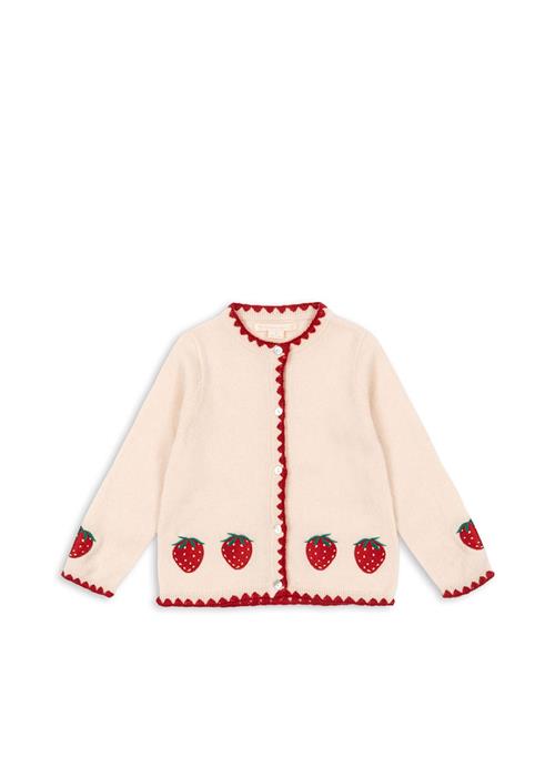 Konges Sløjd Collette Cardigan Buttercream  Buttercream 7-8 Y  Creme  7-8 år  kvinde