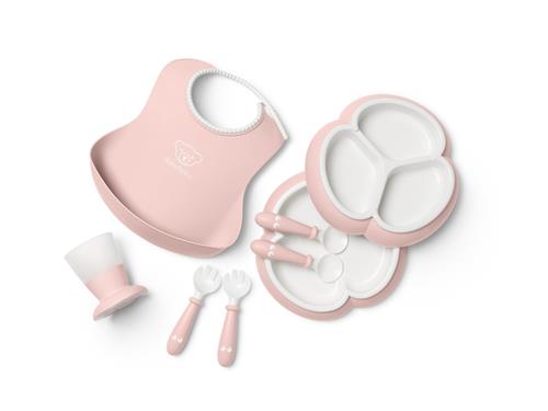 BabyBjörn Middagssæt Til Børn, 8 Dele Powder Pink  Powder Pink One Size  Lyserød  One Size  unisex