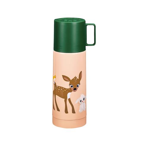 Blafre Termoflaske 350 Ml Deer And Rabbit  Pink/green-Onesize  Lyserød  One Size  unisex