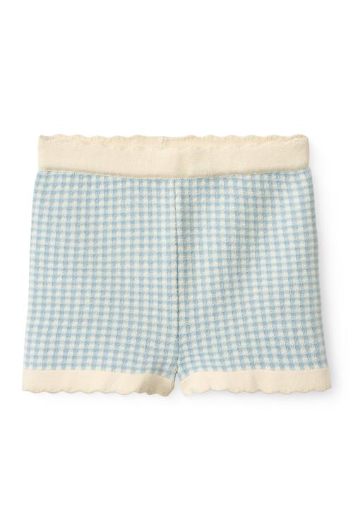 Copenhagen Colors Shorts Dusty Blue Check  Dusty Blue Check 116 cm    116 cm  kvinde
