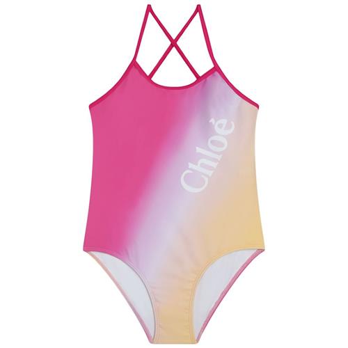 Chloé Badedragt Med Batik-look Lyserød 6 Y  Lyserød  6 år  kvinde