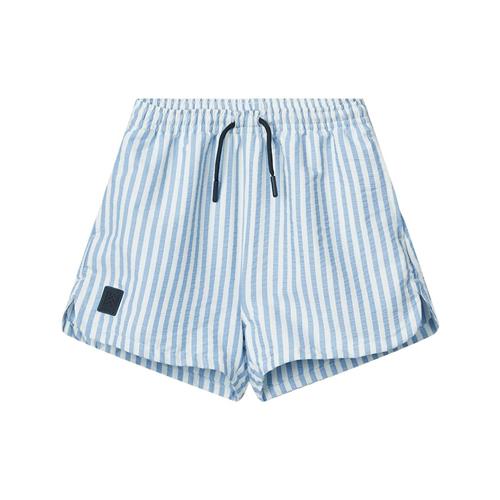 Liewood Aiden Board Shorts Stripe Riverside Creme De La Creme Stripe Riverside Creme De La Creme -104 cm  Creme  104 cm  mand