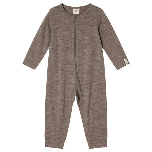 Kuling Canberra Jakkesæt I Uld Light Brown Melange  62/68 cm Wool Brun  62/68 cm  unisex