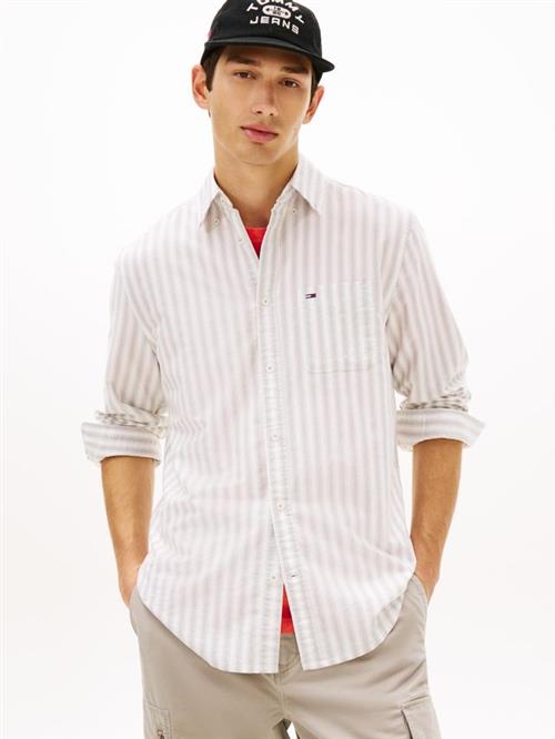 TJM REG STRIPE OXFORD SHIRT EXT
