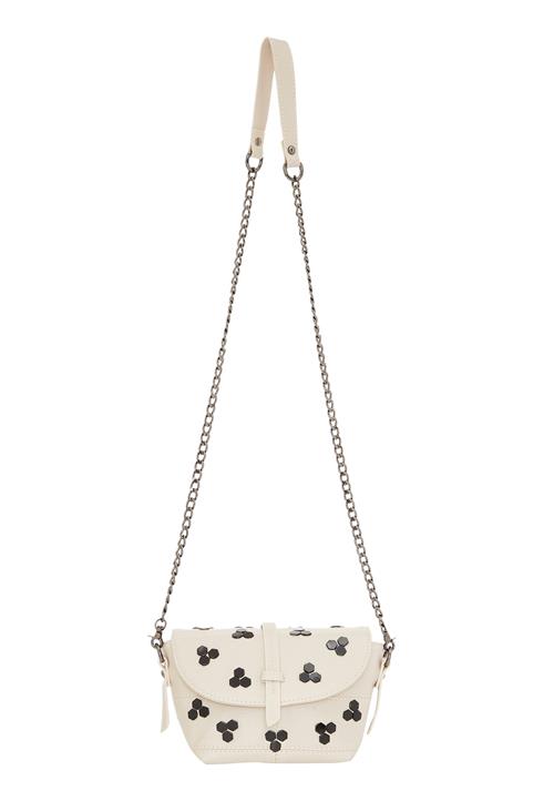 FELIPA Skuldertaske  sort / uldhvid