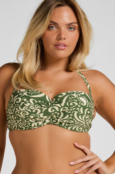Hunkemöller Polstret Bøjle Bikinitop Cancun Grøn