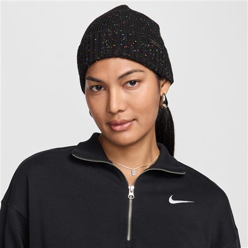 Nike Terra Nike Life-beanie med kort manchet - sort