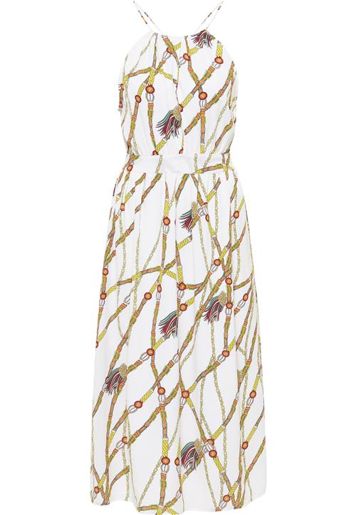 faina Kjole  blandingsfarvet / hvid