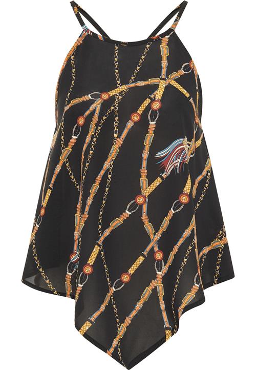 faina Overdel  gylden gul / orange / merlot / sort