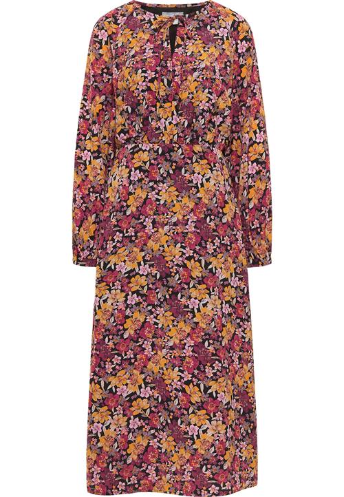 Usha Kjole  curry / lilla / hindbær / lys pink / sort