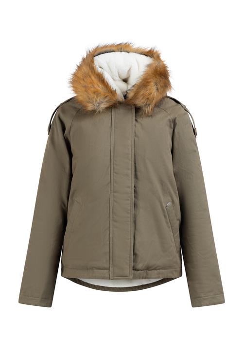 DreiMaster Vintage Vinterjakke  karamel / oliven / hvid