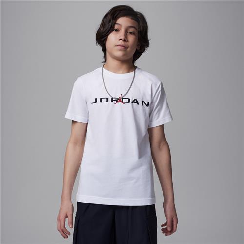 Jordan Air Stretch-T-shirt til større børn - hvid