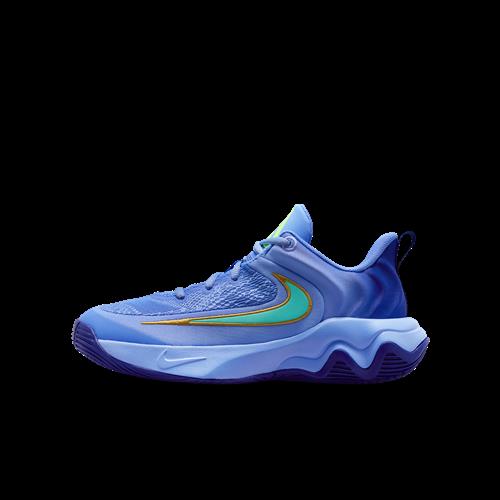 Giannis Immortality 4-basketballsko til større børn - blå