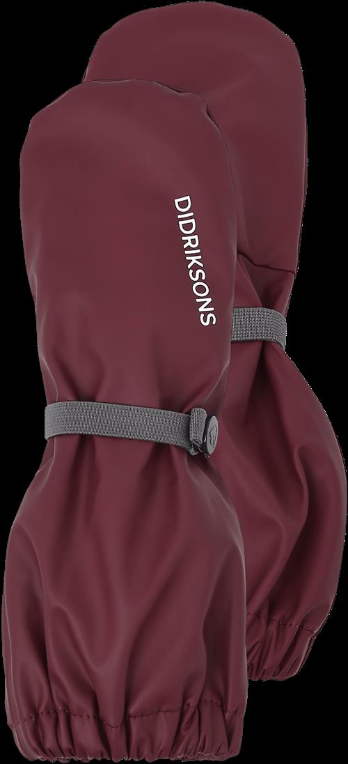 Didriksons Pile-handske Anemon Red  Anemon Red-6 Y  Rød  6 år  unisex