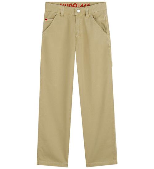 HUGO Bukser - 446 - Loose Fit - Stone