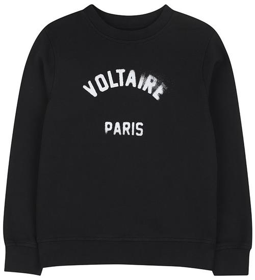 Zadig & Voltaire Sweatshirt - Simba - Sort m. Hvid