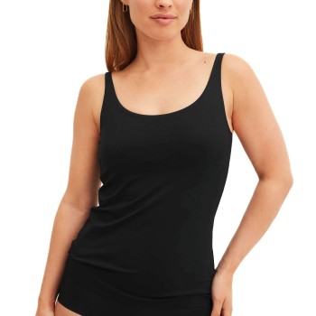 Calida Natural Skin Tank Top With Bustier Sort Small Dame