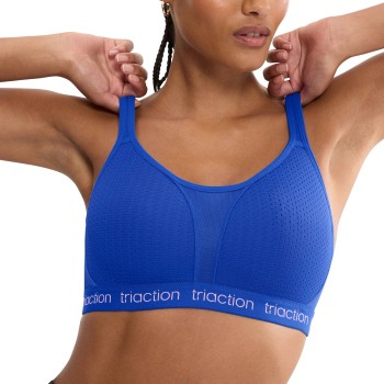 triaction by Triumph Triumph Triaction Energy Lite Padded Sports Bra EX BH Kornblå D 90 Dame