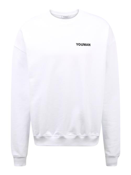 Youman Sweatshirt 'Casper Oversize'  hvid