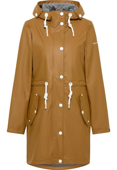 DreiMaster Maritim Funktionsfrakke  lysebrun / hvid