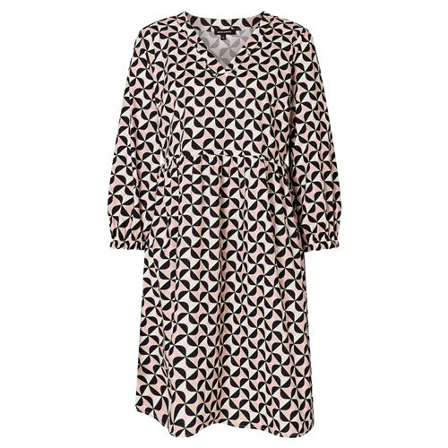 MORE & MORE Kjole  beige / creme / lyserød / sort