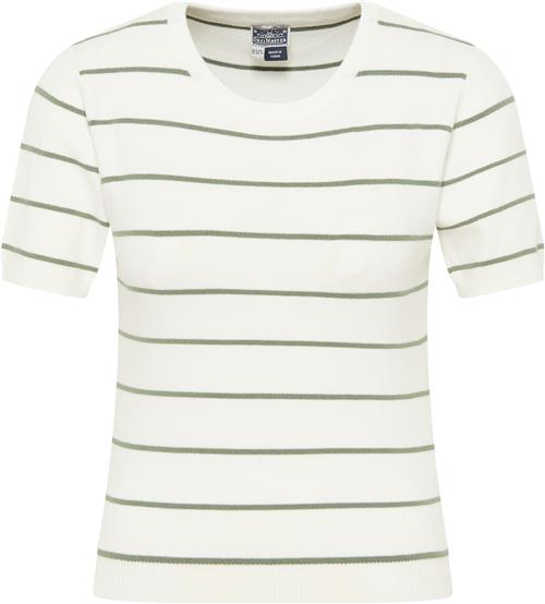 DreiMaster Maritim Pullover  oliven / hvid