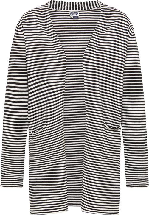 DreiMaster Maritim Cardigan  sort / hvid