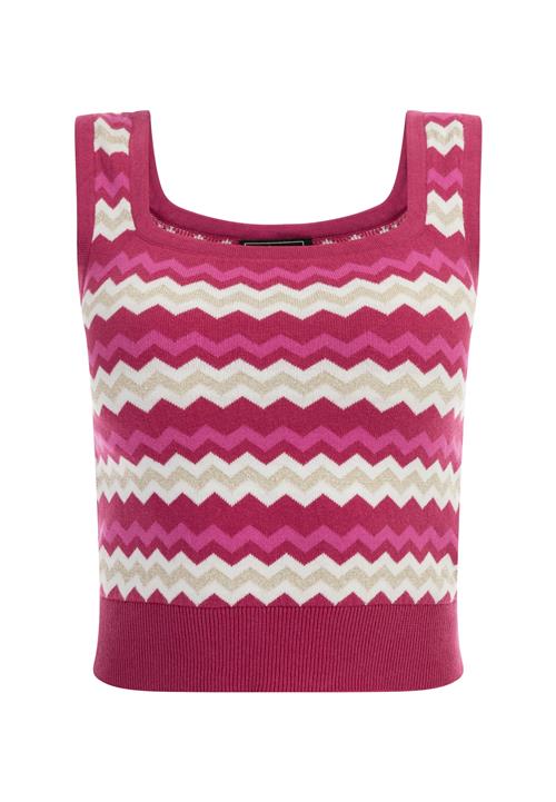 faina Sticktop  beige / fuchsia / mørk pink / hvid