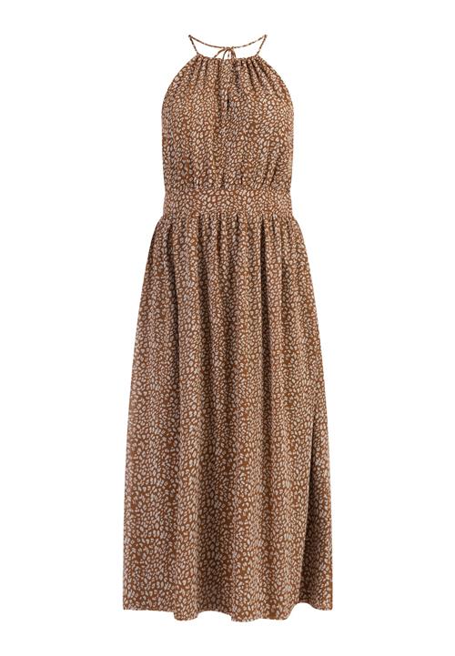 faina Sommerkjole  camel / hvid