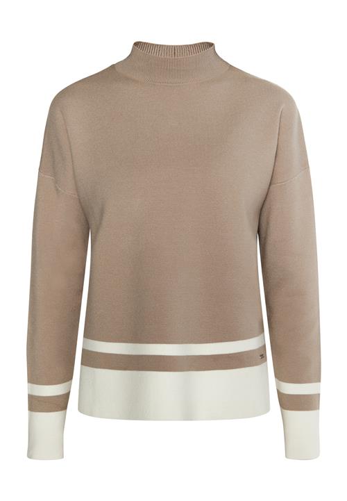 DreiMaster Klassik Pullover 'Ledkin'  mørkebeige / uldhvid