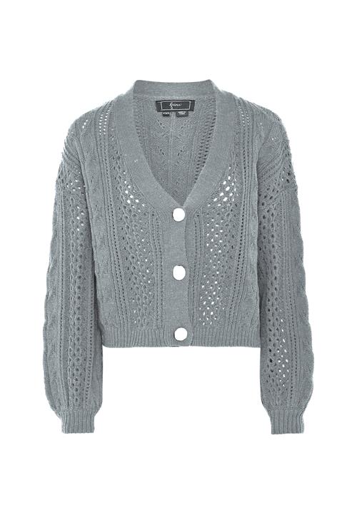 faina Cardigan  lysegrå