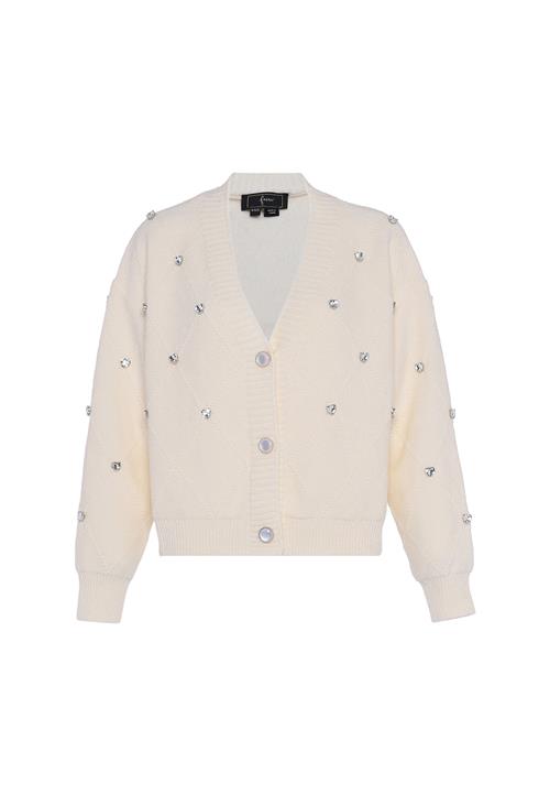 faina Cardigan  transparent / uldhvid