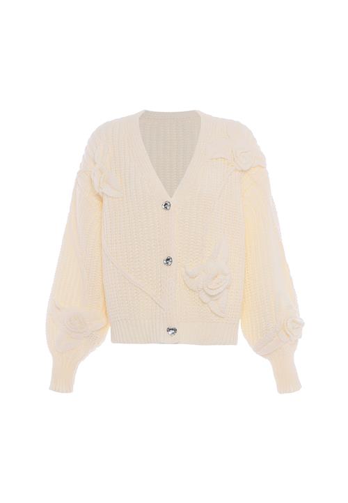 faina Cardigan  uldhvid