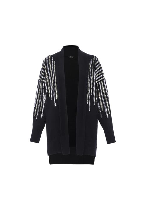 Se faina Cardigan  sølvgrå / sort hos About You