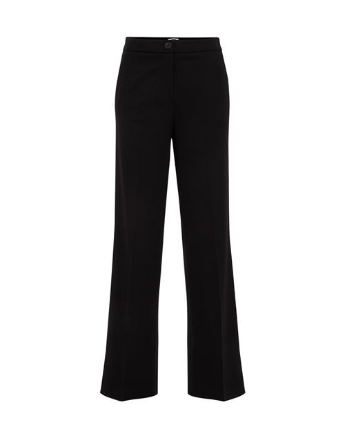 WE Fashion Bukser med fals  sort