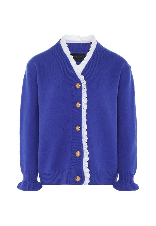 NAEMI Cardigan  blå / hvid